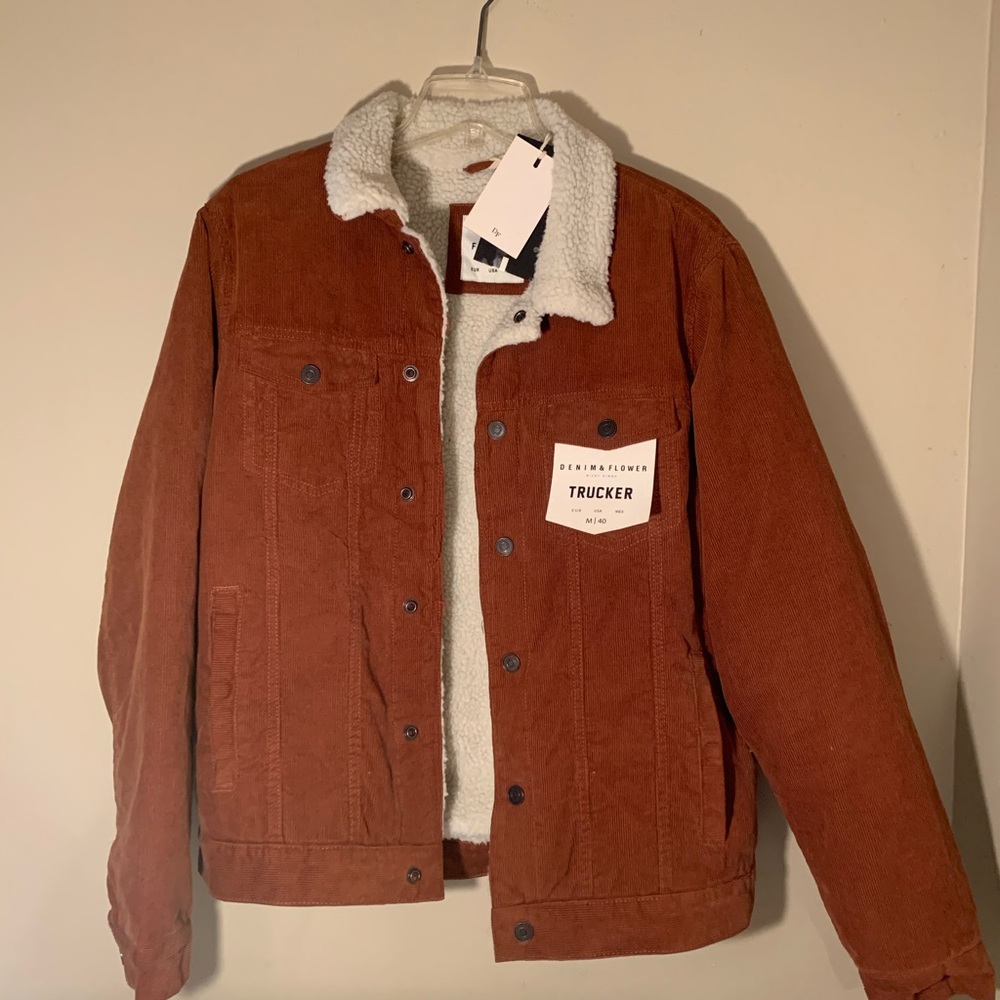 Corduroy trucker jacket